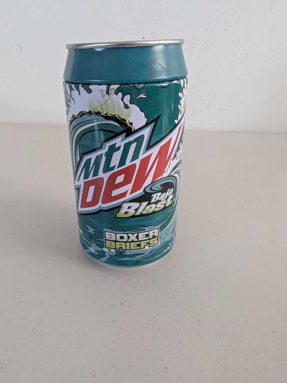 Mountain Dew Baja Blast Can Novelty Soda- Can Only